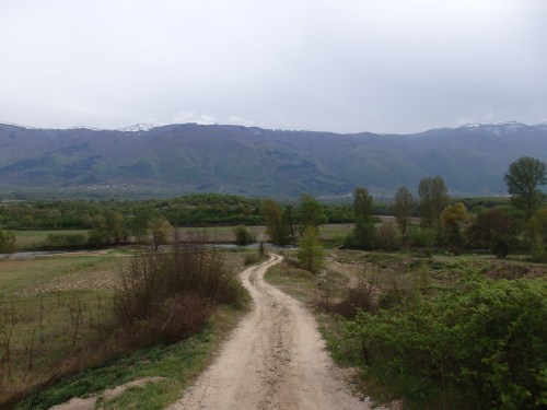 Just past the Macedonian border