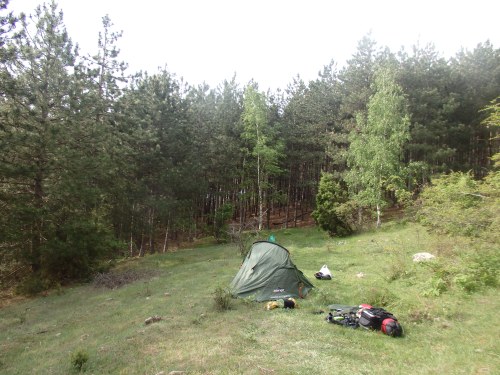 Last campsite in Bulgaria