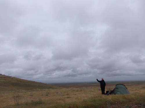 Camping between Eskisehir and Ankara