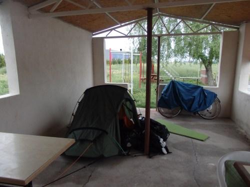 One of the stranger campsites