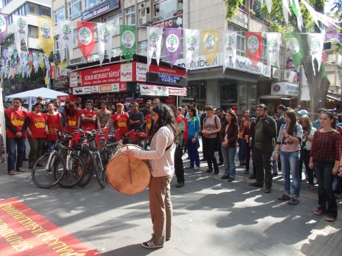 Grup Yorum's arrival in Ankara
