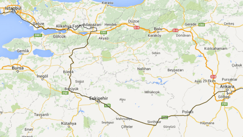 Istanbul to Ankara