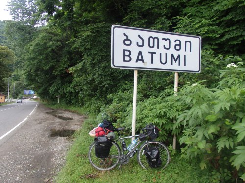 Arriving in Batumi