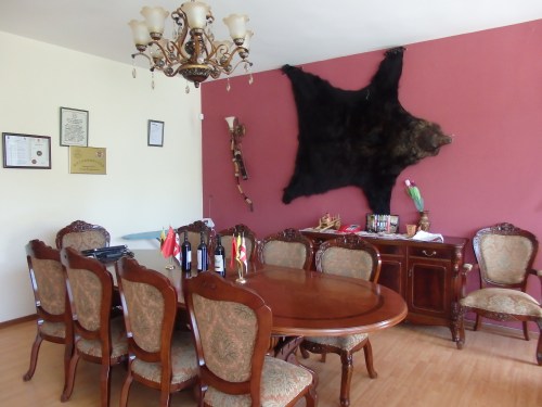 My host's dinning room